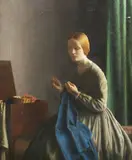 Leonard Campbell Taylor, Anne, oil on canvas