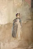 Edwin Austin Abbey, Going to Church, watercolour