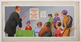 Donald McGill, And now, dear friends, I want a committee of ladies to sit on the supply of eggs!