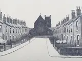 Stuart Walton, Northern Street Scene, pencil