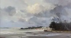 Marcus Ford, Bosham from the South, oil on canvas