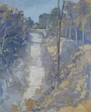 Roger de Gray, The Canal, Marennes, 1989, oil on canvas