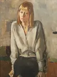 Trevor Willoughby, Portrait of a Lady, oil on canvas