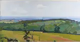 Piers Ottey, Bignor Hill Hump, 1995, oil on canvas