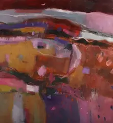 Andy Waite, Red Sky at Night, 2010, oil on canvas