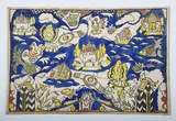 Simon Lissim, The Runaway Soldier (end paper design), ink with gouache on card