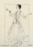 Martin Battersby, Capriccio, the Countess' (Costume design for Glyndebourne)