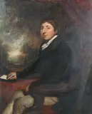 Thomas Lawrence, Three-quarter Length Portrait of Willoughby Legh (1749-1824) of Norbury Booths Hall, Cheshire, seated at a Table, oil on canvas