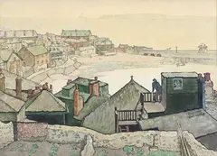 Thomas Maidment, St Ives from Barnoon, watercolour