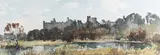 Edward Wesson, Arundel Castle, watercolour