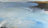 Margo Maeckelberghe, Sea Spray, oil on board