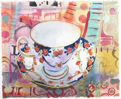 Jenny Wheatley, Summer Cup, watercolour