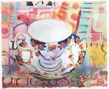 Jenny Wheatley, Summer Cup, watercolour