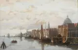 John Frederick Hulk, Amsterdam, oil on panel