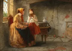 John Haynes-Williams, The Forgotten Word, oil on mill board