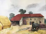Robert Buhler, Groombridge Farm, Tunbridge Wells, Sussex, oil on board