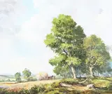 Richard Tearoe, At the Forest Edge, oil on canvas