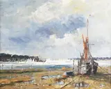 John Sutton, Race Day, Birdham, oil on canvas