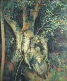 Allan Boulter, Trees in Suffolk, oil on canvas