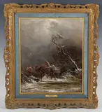 George Augustus Williams, The Ice Cart, oil on canvas