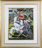 Sheree Valentine Daines, A Day at Henley, 21st century oil on board