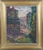 Mary Godwin, Clifton, St Vincent's Rocks Hotel' (Bristol), oil on canvas