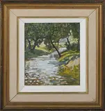 Charles James McCall, The Stream, oil on board