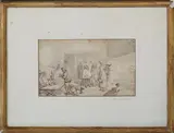 Thomas Rowlandson, Figures drinking and smoking in a Tavern