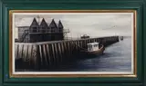 Sarah Spencer, Whitstable Panorama II, oil on board