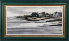 Sarah Spencer, Whitstable Panorama I, oil on board