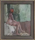 John C. Stone, Naked Mary, oil on canvas