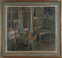 Susan Ryder, The Bleached Chairs, oil on canvas