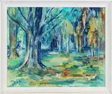 New Forest by James Lawrence Isherwood, oil on board, sold May 2022