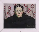 Trelawney Dayrell Reed, Portrait of a Man, possibly a Self Portrait, 1912, watercolour with gouache on card