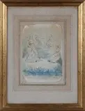 Cyprian Norwid, Rusalki (Water Nymphs), 1852, ink with watercolour wash