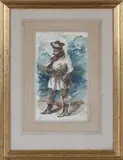 Cyprian Norwid, Sea-Man Amerykanski' (American Sailor), watercolour