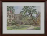 Beatrice Emma Parsons, St. Edmund's Hall, Oxford, watercolour