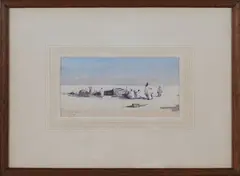Arthur Melville, An Arabian Encampment, watercolour