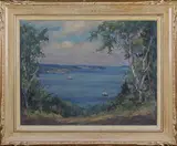 Manly MacDonald, View of a Bay, oil on canvas