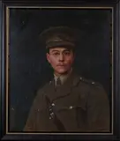 Frederick William Elwell, Half Length Portrait of an Officer of the Royal Artillery, 1917, oil on canvas