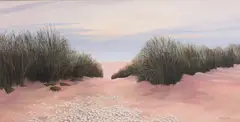 Graham Hillier, Dunes Close to Dunwich, Suffolk, acrylic on canvas