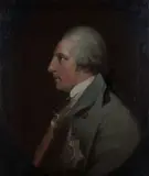 Robert Edge Pine, Half Length Profile Portrait of Sir William Beauchamp-Proctor, oil on canvas
