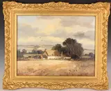 Marcus Ford, Suffolk Cottages, oil on canvas