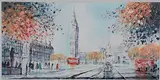 Nigel Cooke, Parliament Square with the Palace of Westminster, London