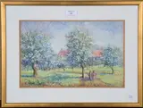 Hugues Claude Pissarro, Pommiers en Fleurs à St. Chéron