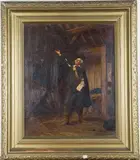 Charles C. Seton, In Hiding, 1885, oil on canvas