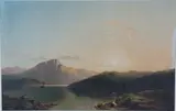 Thomas Whittle, Scottish Highland Loch Scene, oil on canvas