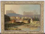 Will Longstaff, Arundel from the River, early/mid-20th century oil on canvas