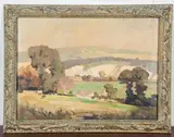 Will Longstaff, The Chalk Pits, Amberley, early/mid-20th century oil on canvas