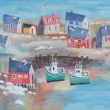 Frank Taylor, Harbourville, Nova Scotia, late 20th/early 21st century oil on canvas-board